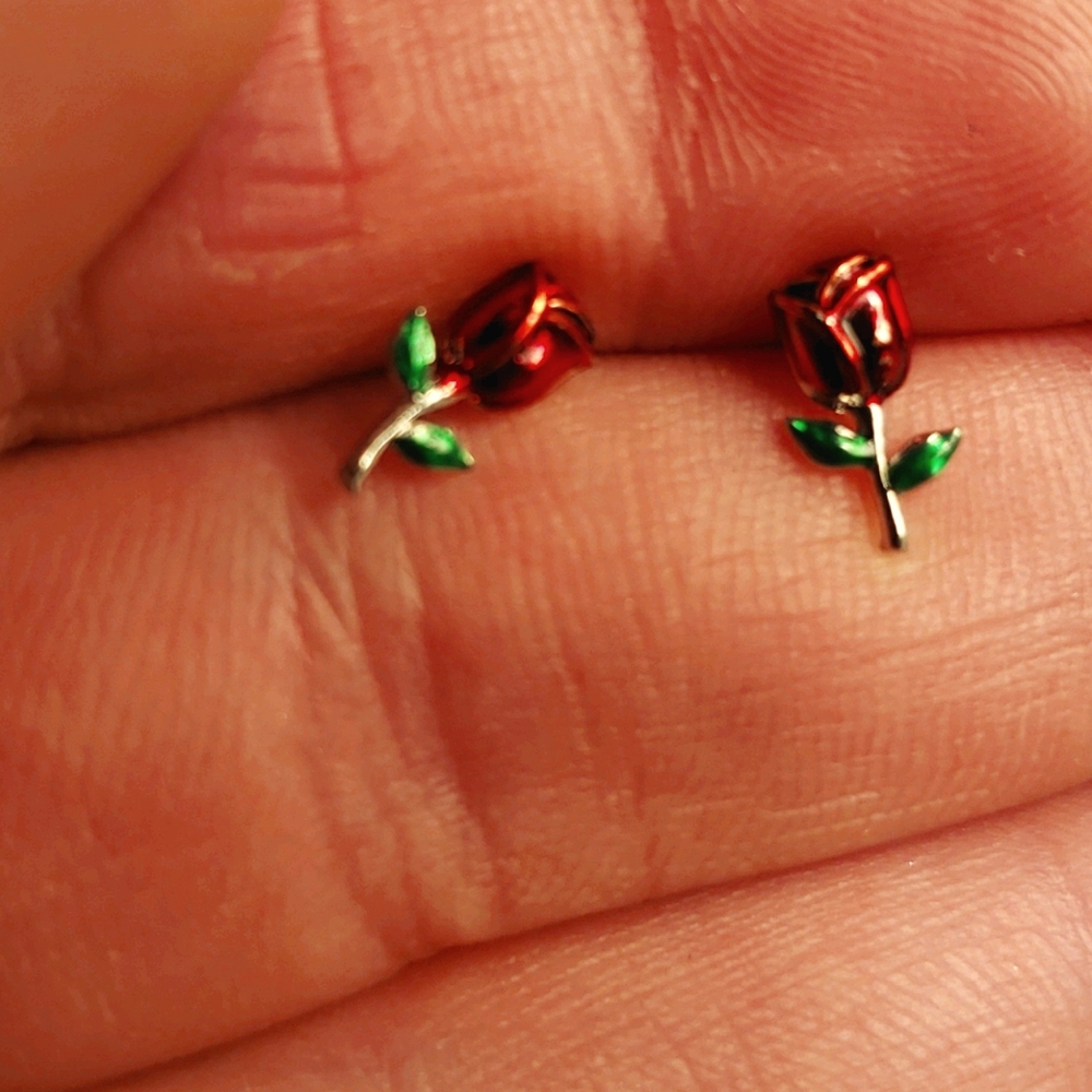 Rose Earrings